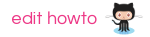 edit howto on GitHub
