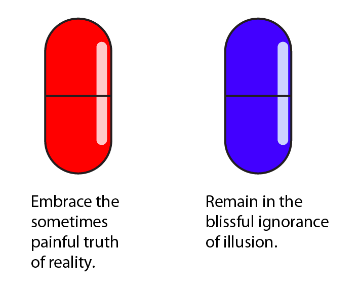 Figure 12. Red Pill and Blue Pill from The Matrix