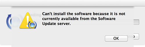 server error when installing command line tools